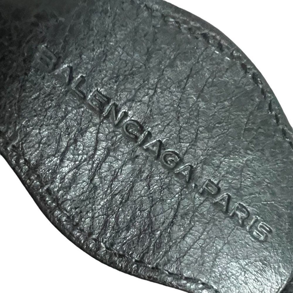Balenciaga Arena Giant Black Leather  Rose Gold Bracelet Small $230 - Picture 6 of 9